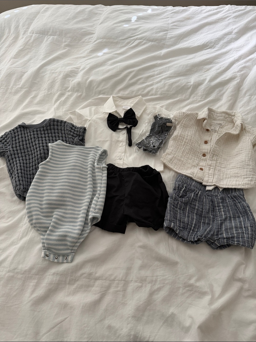 Quincy Mae 0-3 Month Baby Boy Bundle